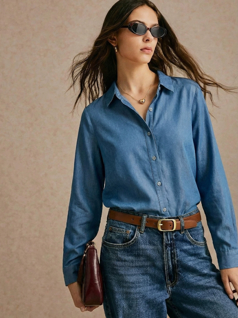 ZARA Ruihou Women Long Sleeve Polyester Shirt Autumn Elegant Blouse